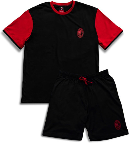 Pigiama corto adulto milan - milan, set