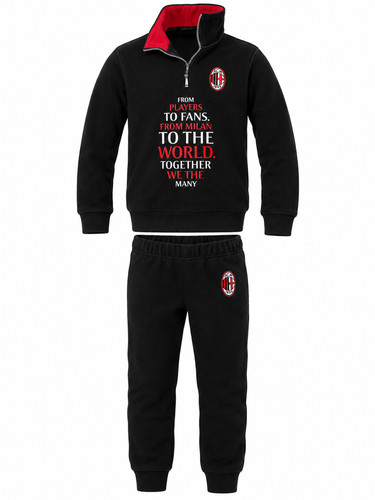 Pigiama ragazzo milan lungo - ragazzo,